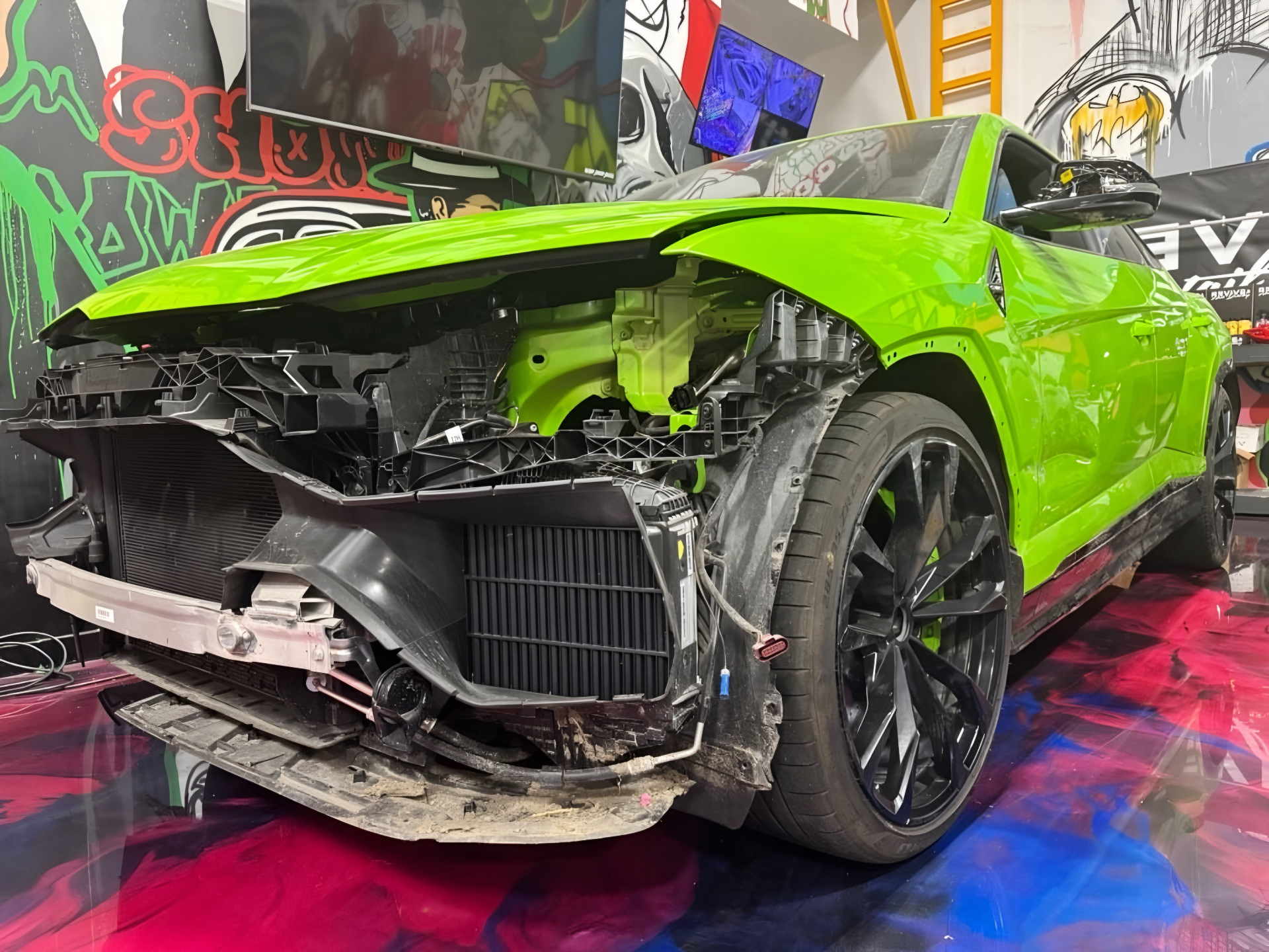 Vehicle before collision repair