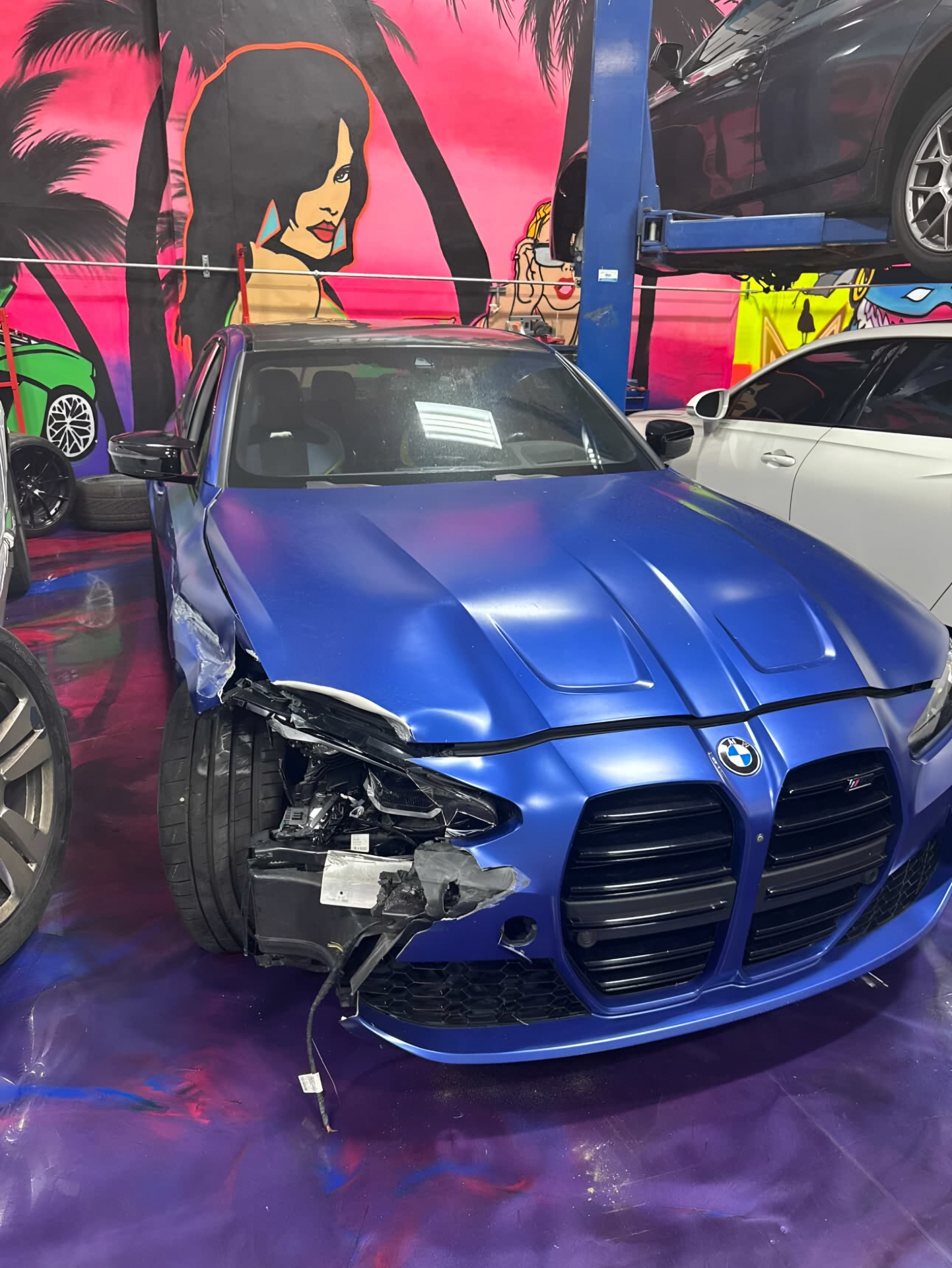 Vehicle before collision repair